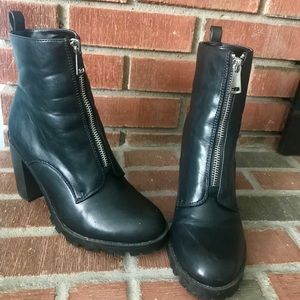 Forever 21 Black Heeled Boot
